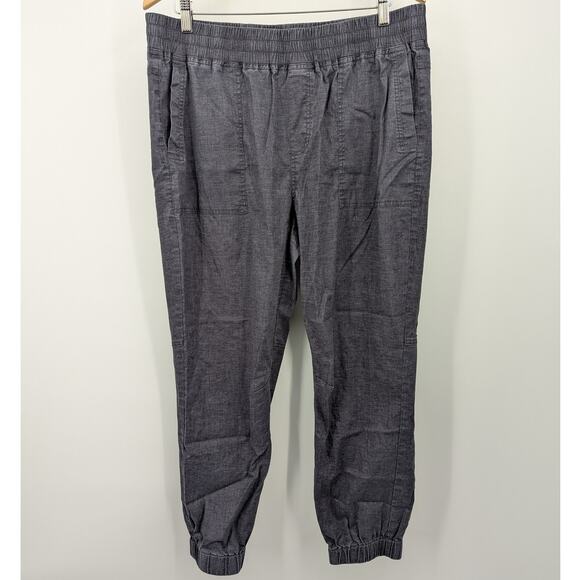 EUC PrAna Dark Gray Women's Joggers Size XL DEEP POCKETS Boxy Breathable Casual - Picture 1 of 5